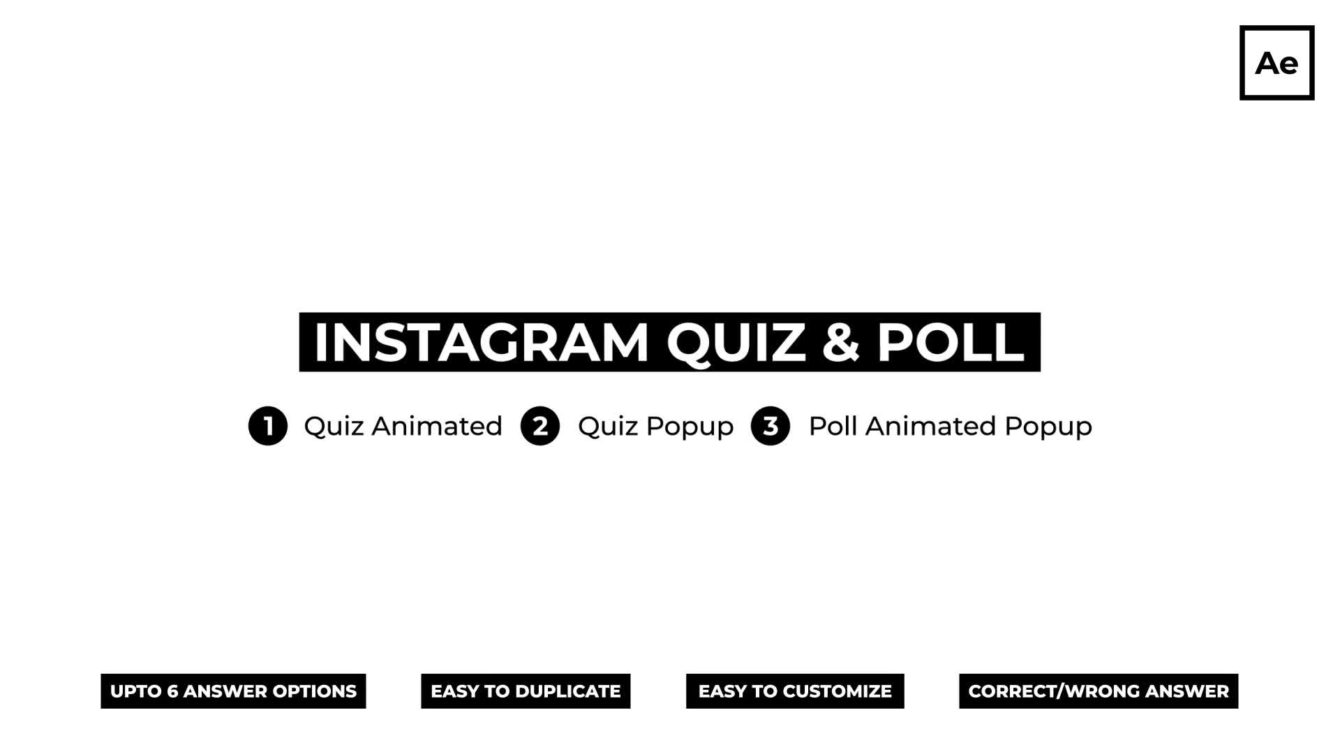 Instagram Quiz & Poll Videohive 30312619 After Effects Image 1