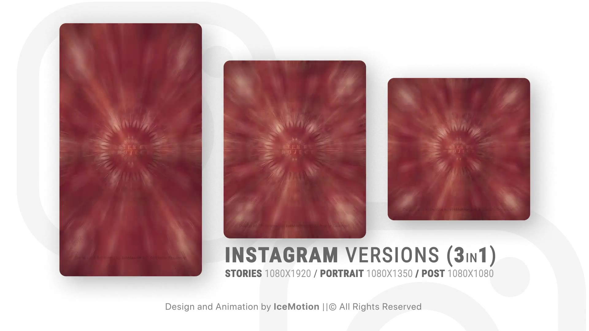 Instagram Ramadan Intro || Ramadan Opener (3 in 1) (RED) Videohive 36555007 After Effects Image 4