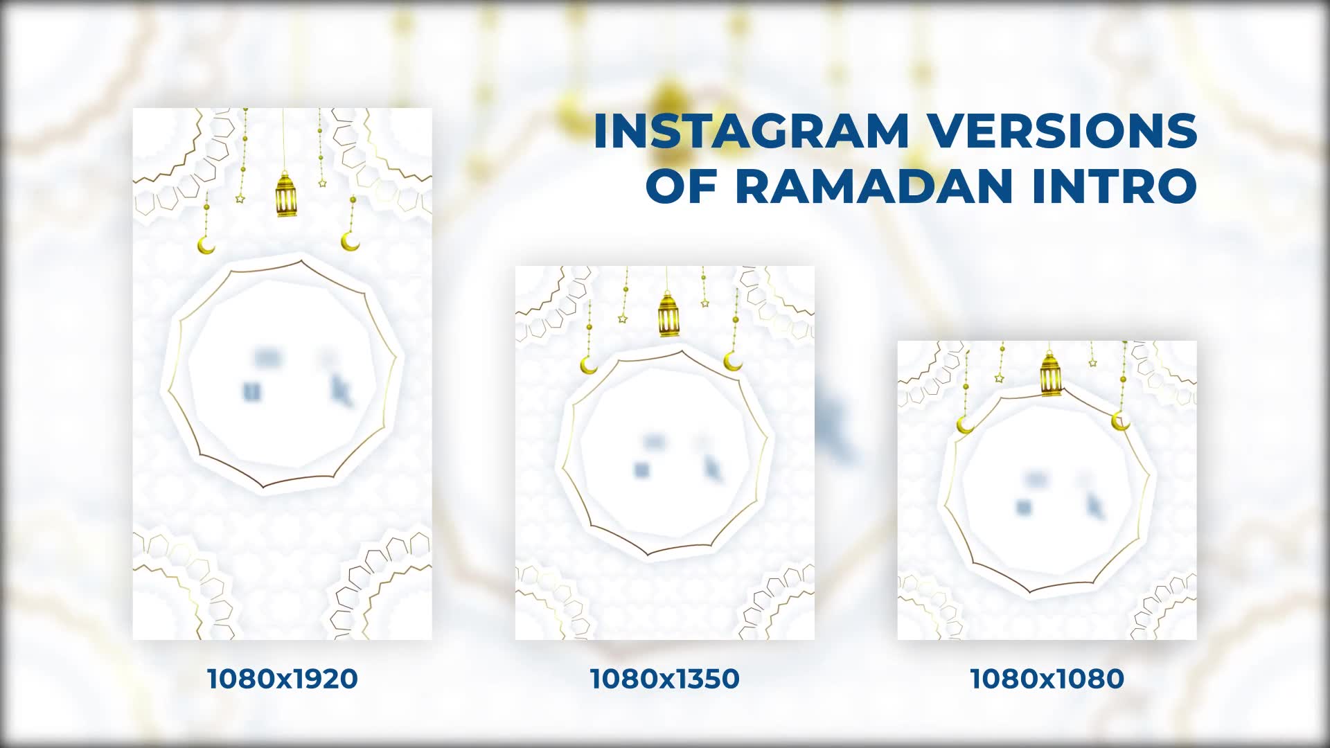 Instagram Ramadan Intro Videohive 36694628 After Effects Image 2