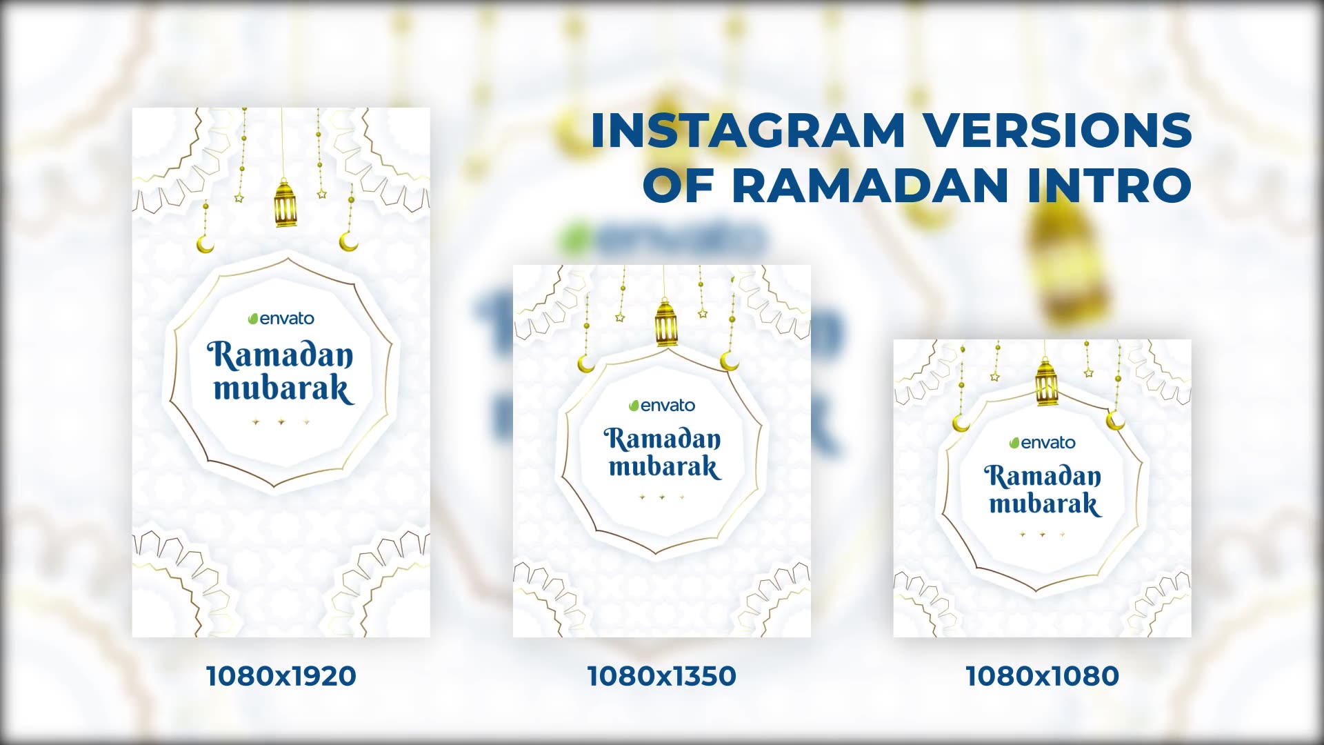 Instagram Ramadan Intro Videohive 36694628 After Effects Image 5