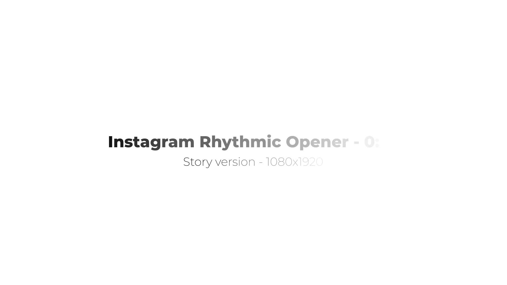 Instagram Rhythmic Opener Videohive 37578864 After Effects Image 1