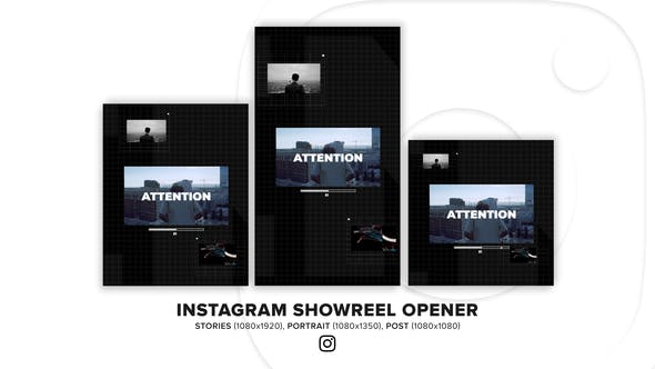 Instagram Showreel Opener Instagram Reels, TikTok Post, Stories - 34437619 Download Videohive