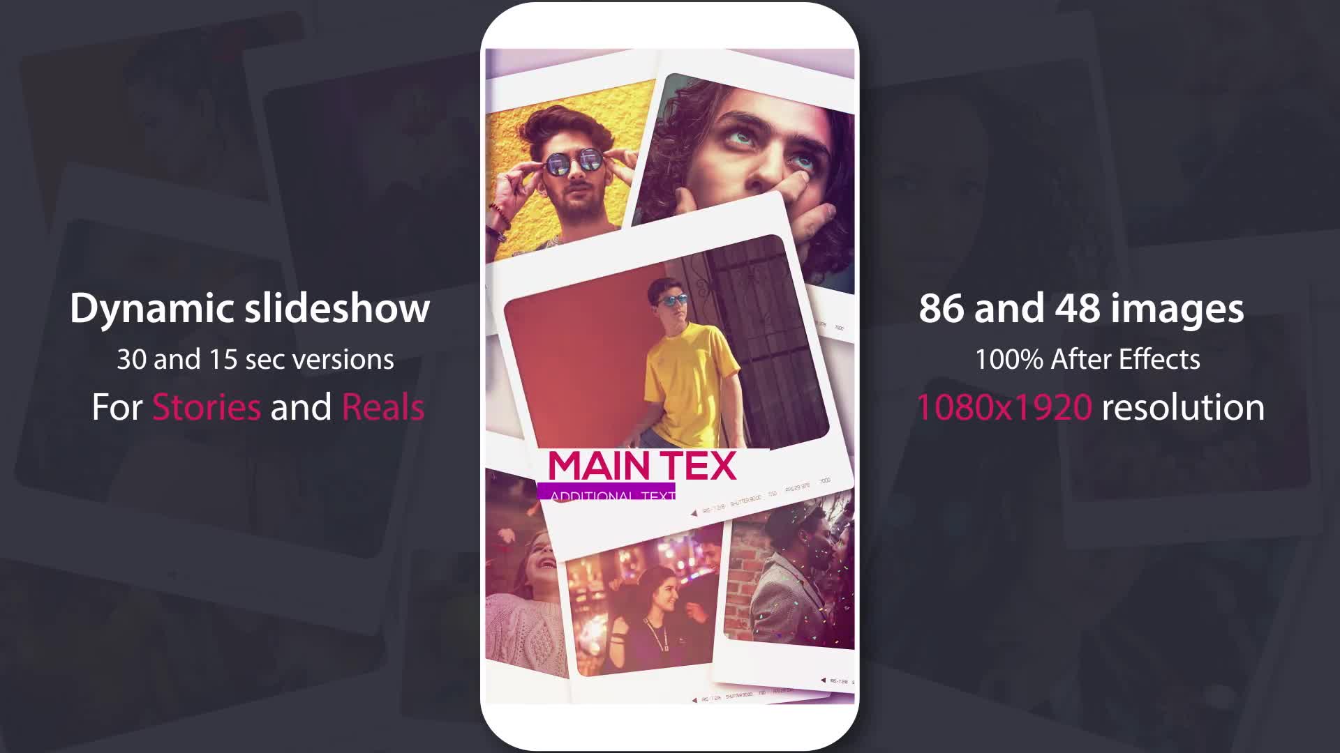 Instagram Slideshow For Stories And Reels Videohive 36107534 After Effects Image 1