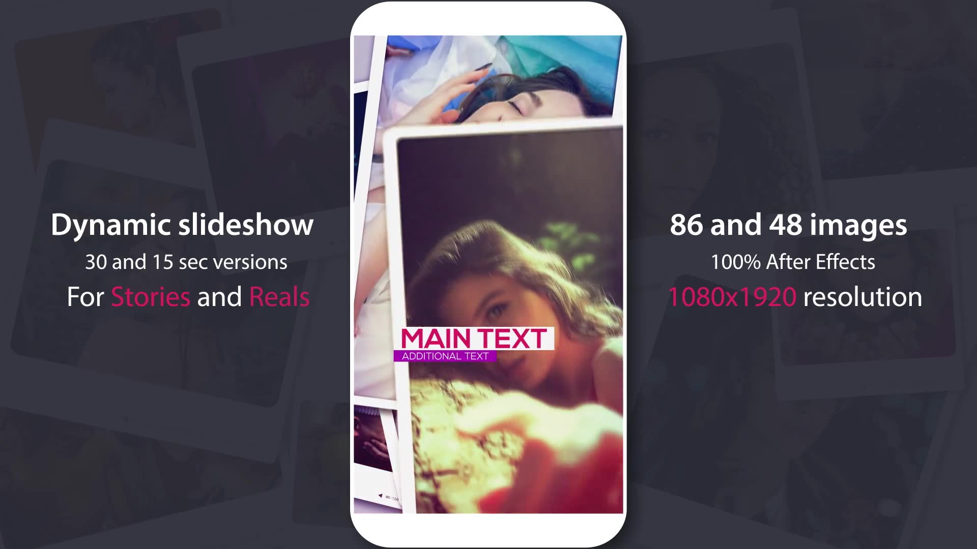 Instagram Slideshow For Stories And Reels Videohive 36107534 After Effects Image 3