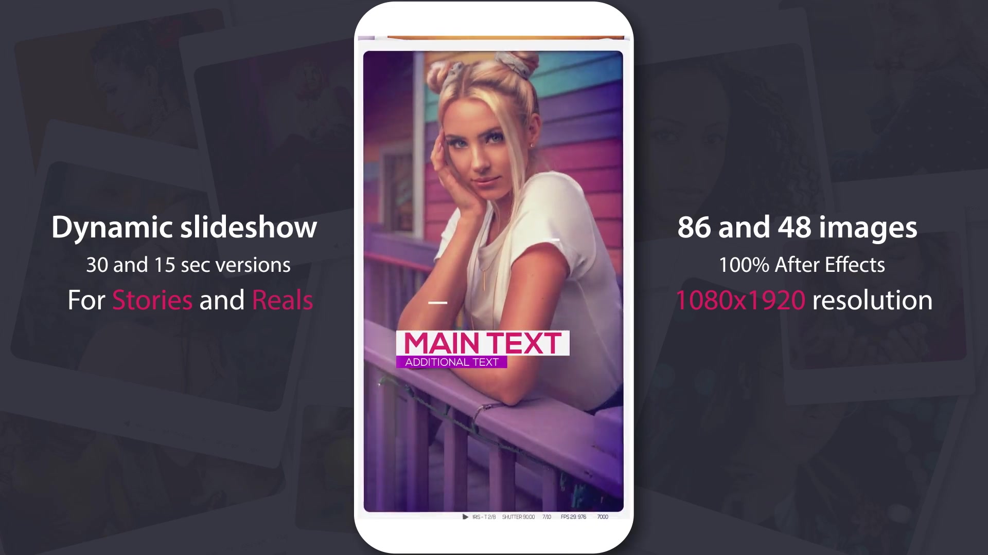 Instagram Slideshow For Stories And Reels Videohive 36107534 After Effects Image 6