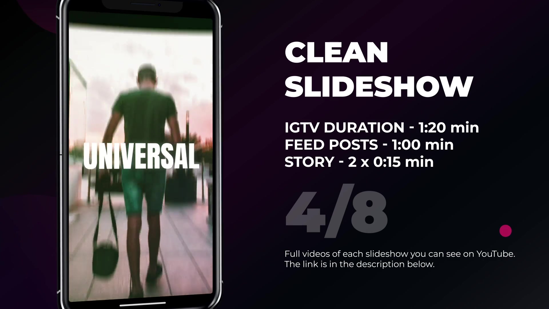 Instagram Slideshow Pack IGTV, Post, Stories Videohive 24119795 After Effects Image 8