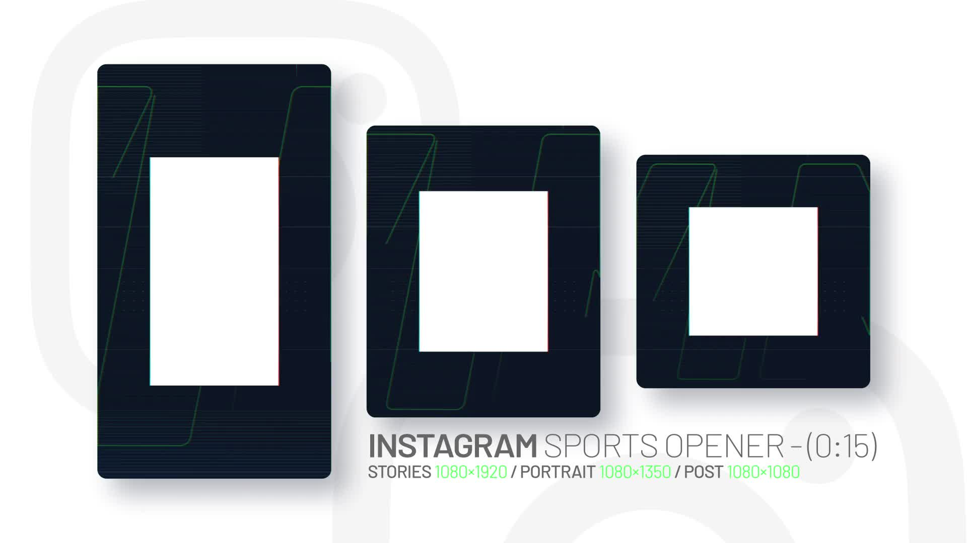 Instagram Sports Opener Videohive 35370486 After Effects Image 1