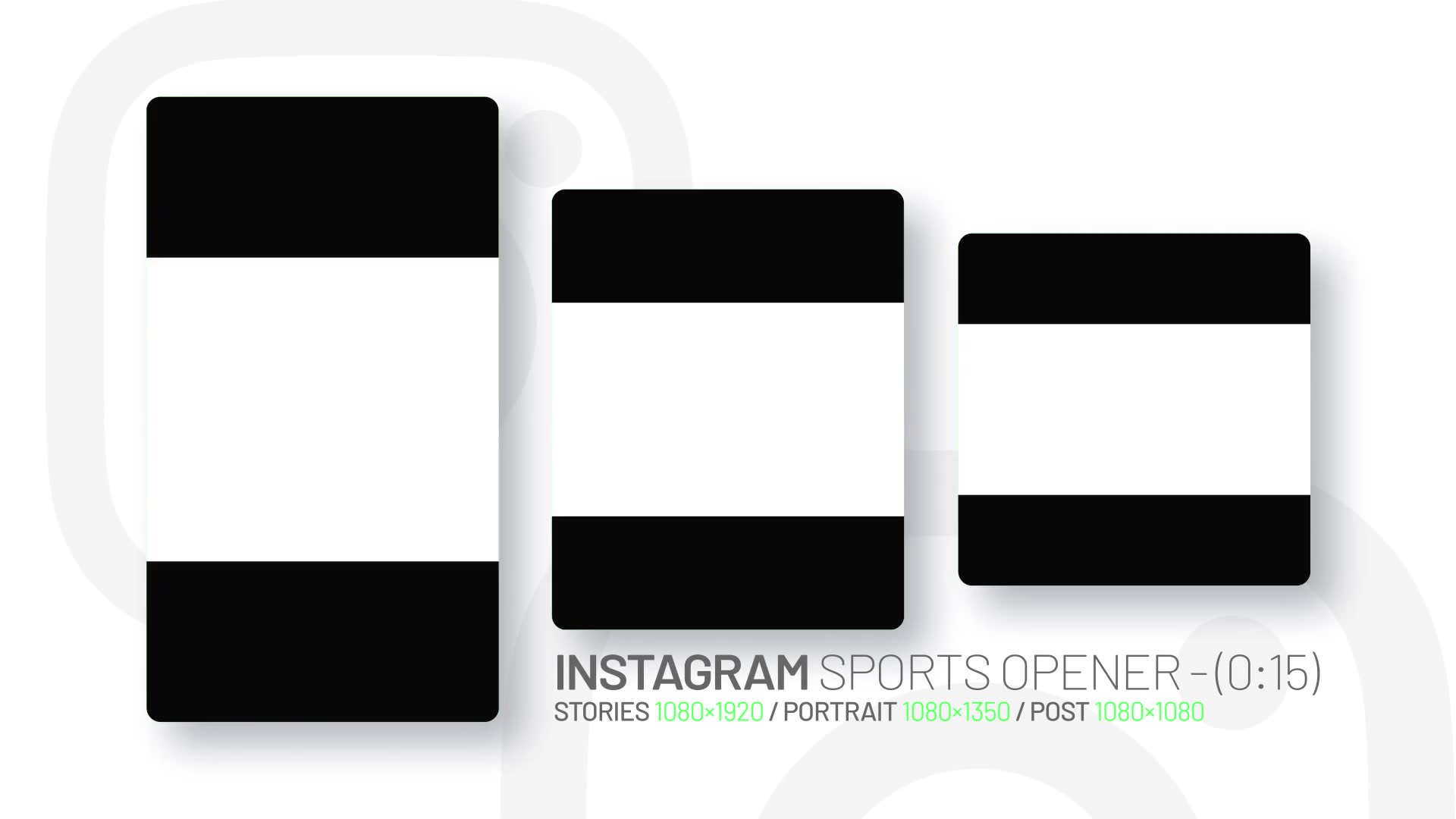 Instagram Sports Opener Videohive 35370486 After Effects Image 3