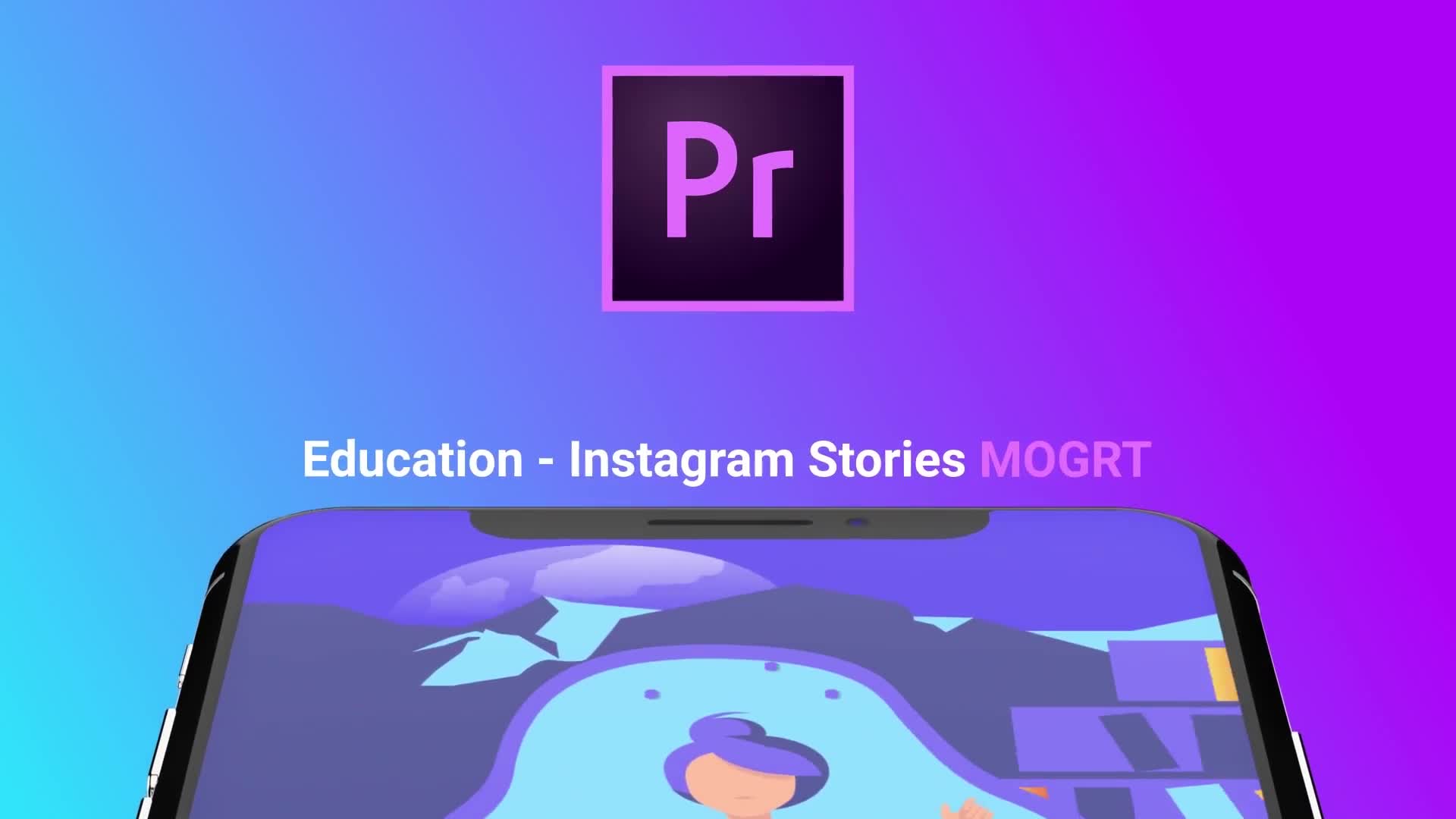 Instagram Stories About Education (MOGRT) Videohive 23859105 Premiere Pro Image 1