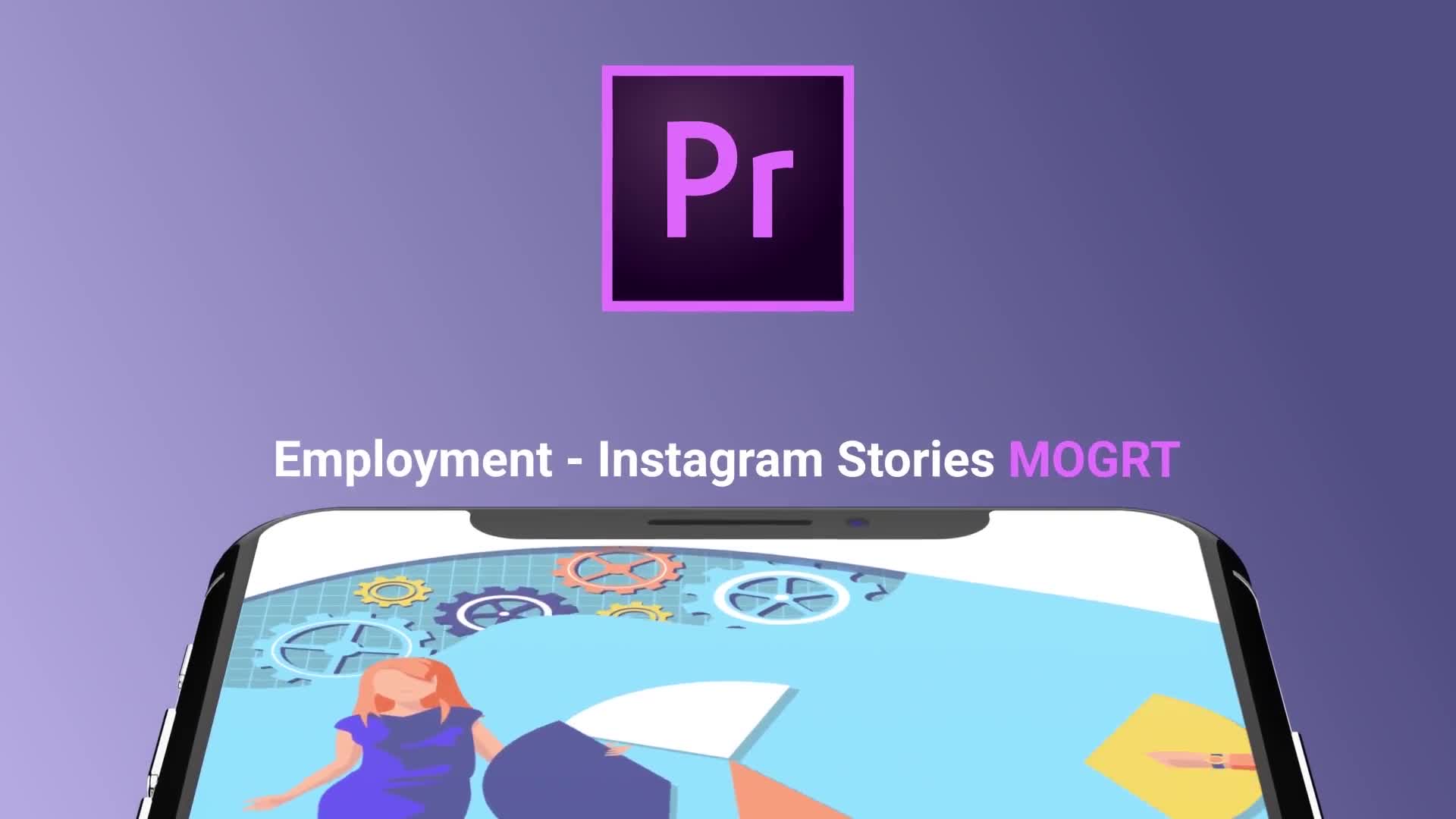 Instagram Stories About Employment (MOGRT) Videohive 23859068 Premiere Pro Image 1
