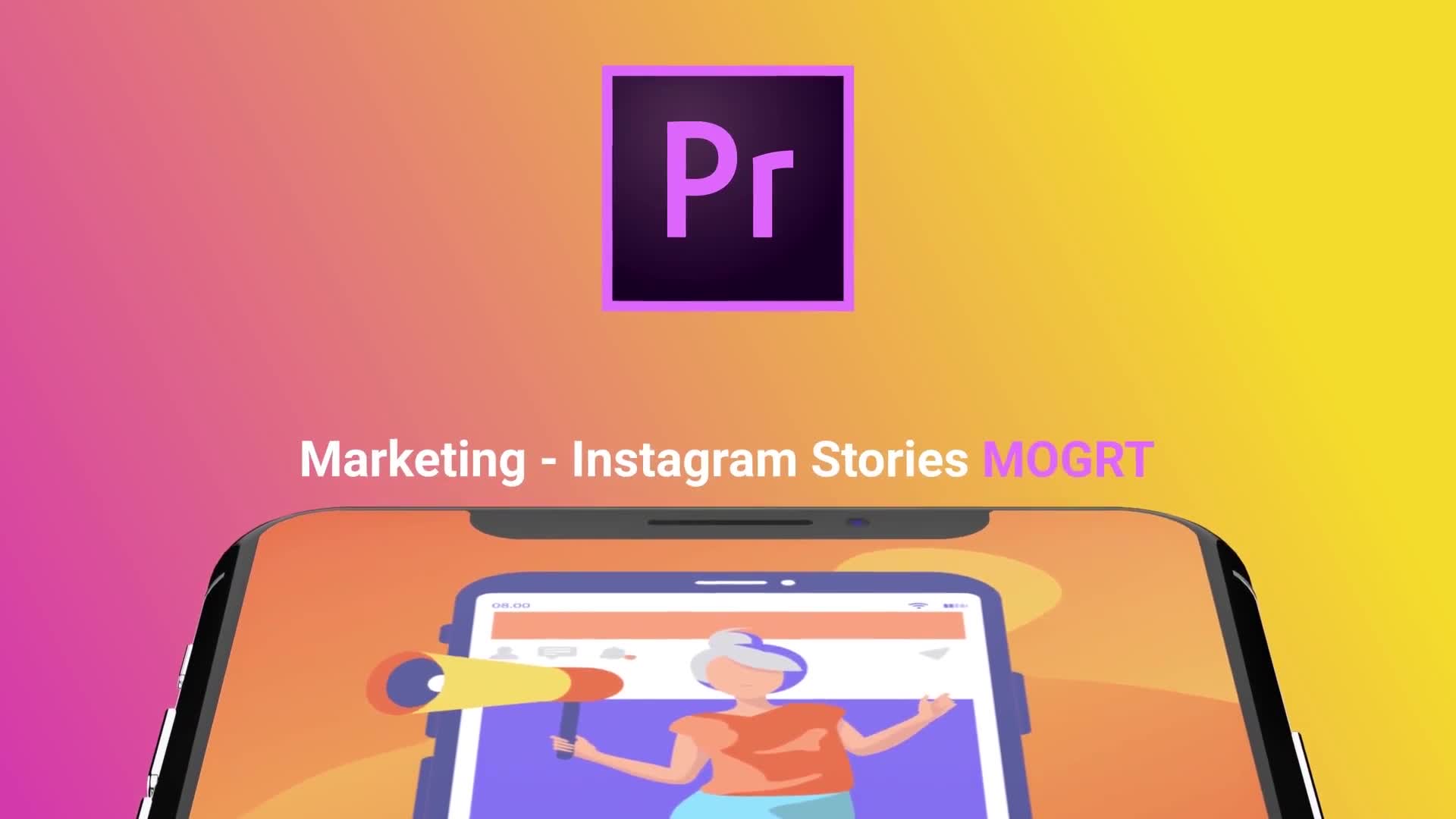 Instagram Stories About Marketing (MOGRT) Videohive 23859044 Premiere Pro Image 1