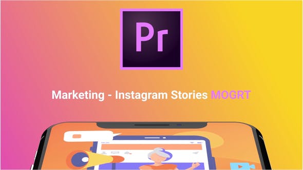 Instagram Stories About Marketing (MOGRT) - Download Videohive 23859044