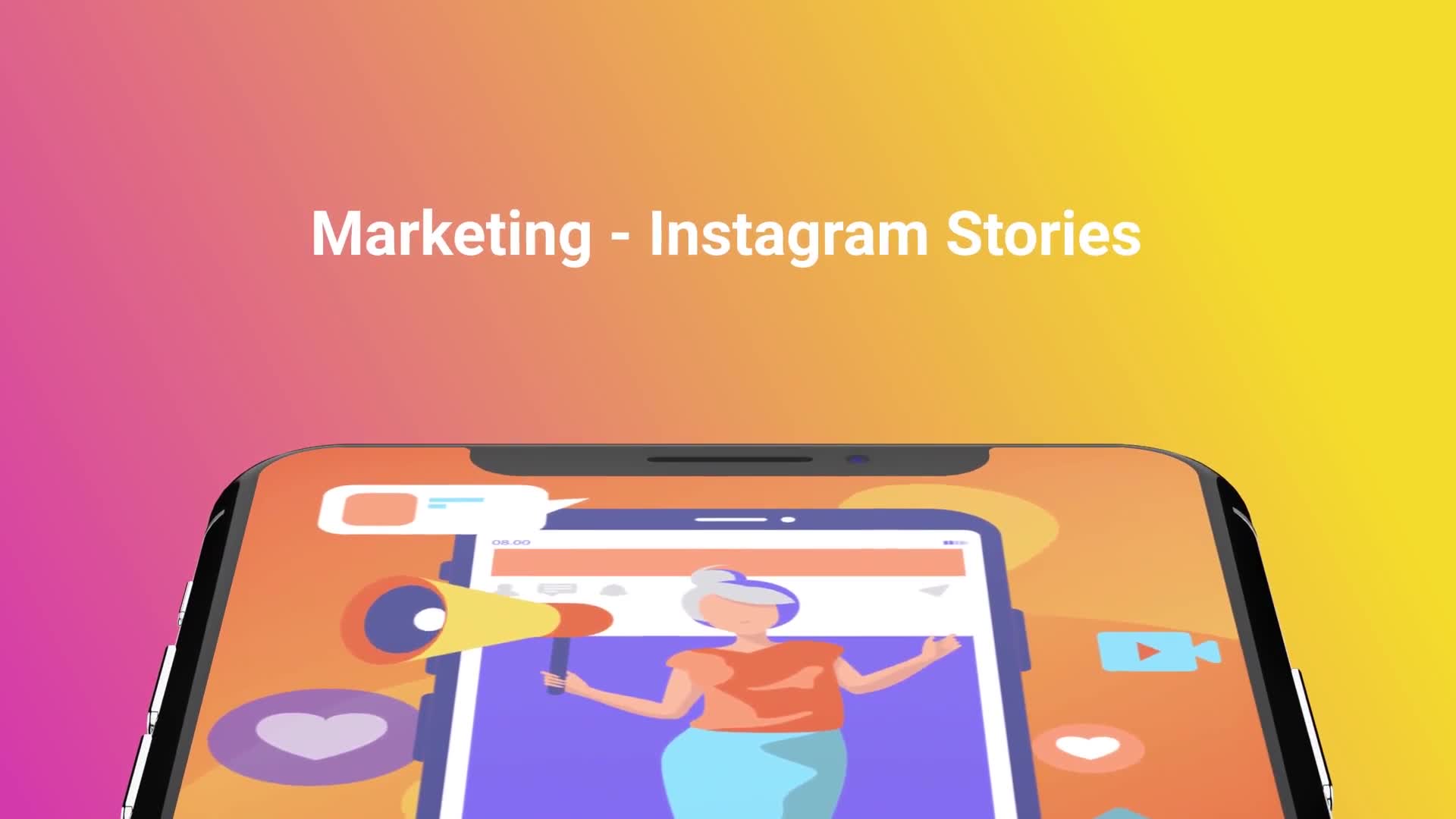 Instagram Stories About Marketing Videohive 23798078 After Effects Image 1