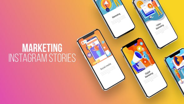 Instagram Stories About Marketing - Videohive 23798078 Download