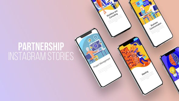 Instagram Stories About Partnership - Videohive Download 23798109