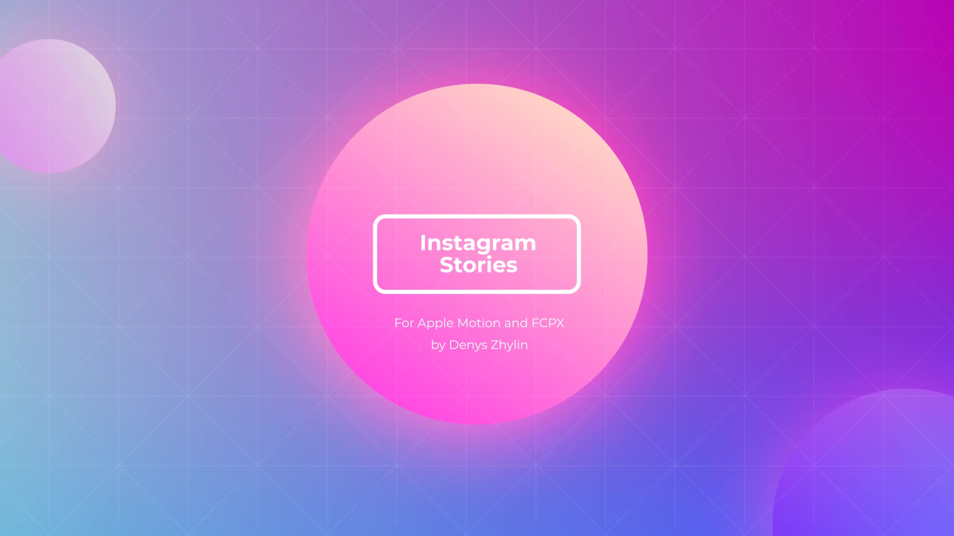 Instagram Stories Builder for Apple Motion and FCPX Videohive 23779634 Apple Motion Image 13