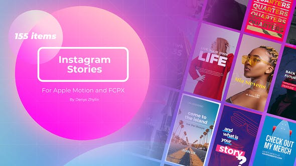 Instagram Stories Builder for Apple Motion and FCPX - 23779634 Videohive Download