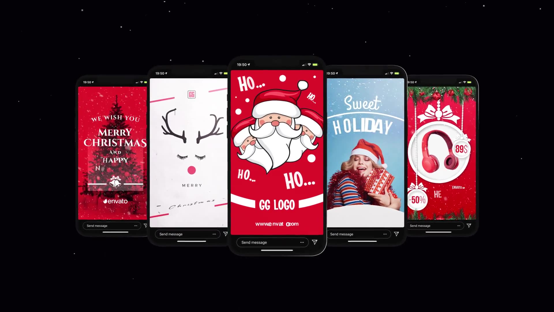 Instagram Stories | Christmas & New Year Videohive 34847301 After Effects Image 2