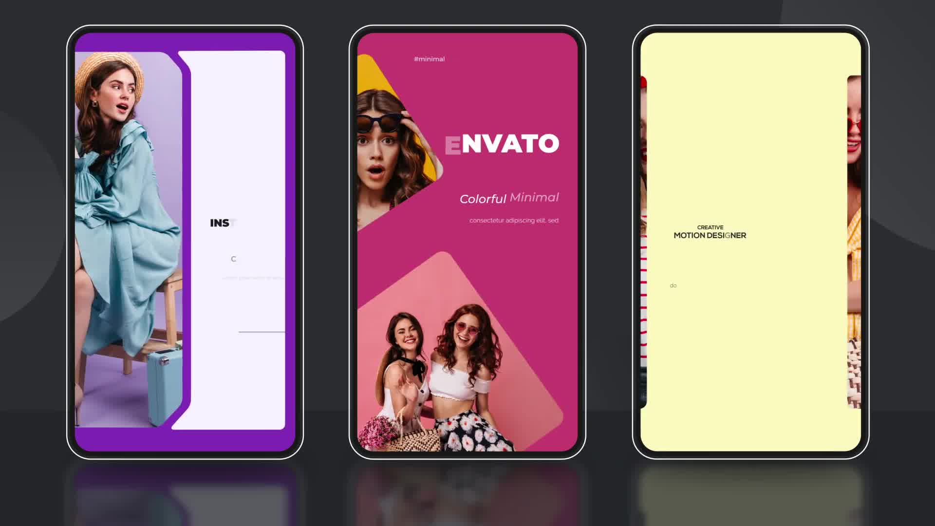 Instagram Stories | Colorful Minimal | Suite 15 Videohive 34821602 After Effects Image 9