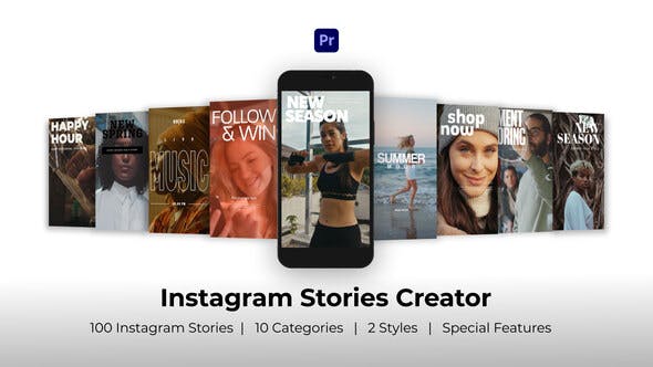 Instagram Stories Creator | Premiere Pro - Videohive 38495042 Download