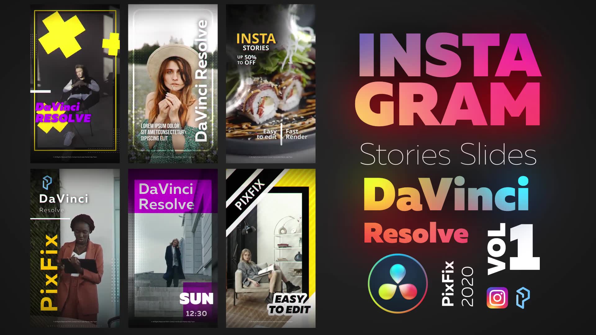 Instagram Stories DaVinci Resolve Videohive 29487807 DaVinci Resolve Image 3