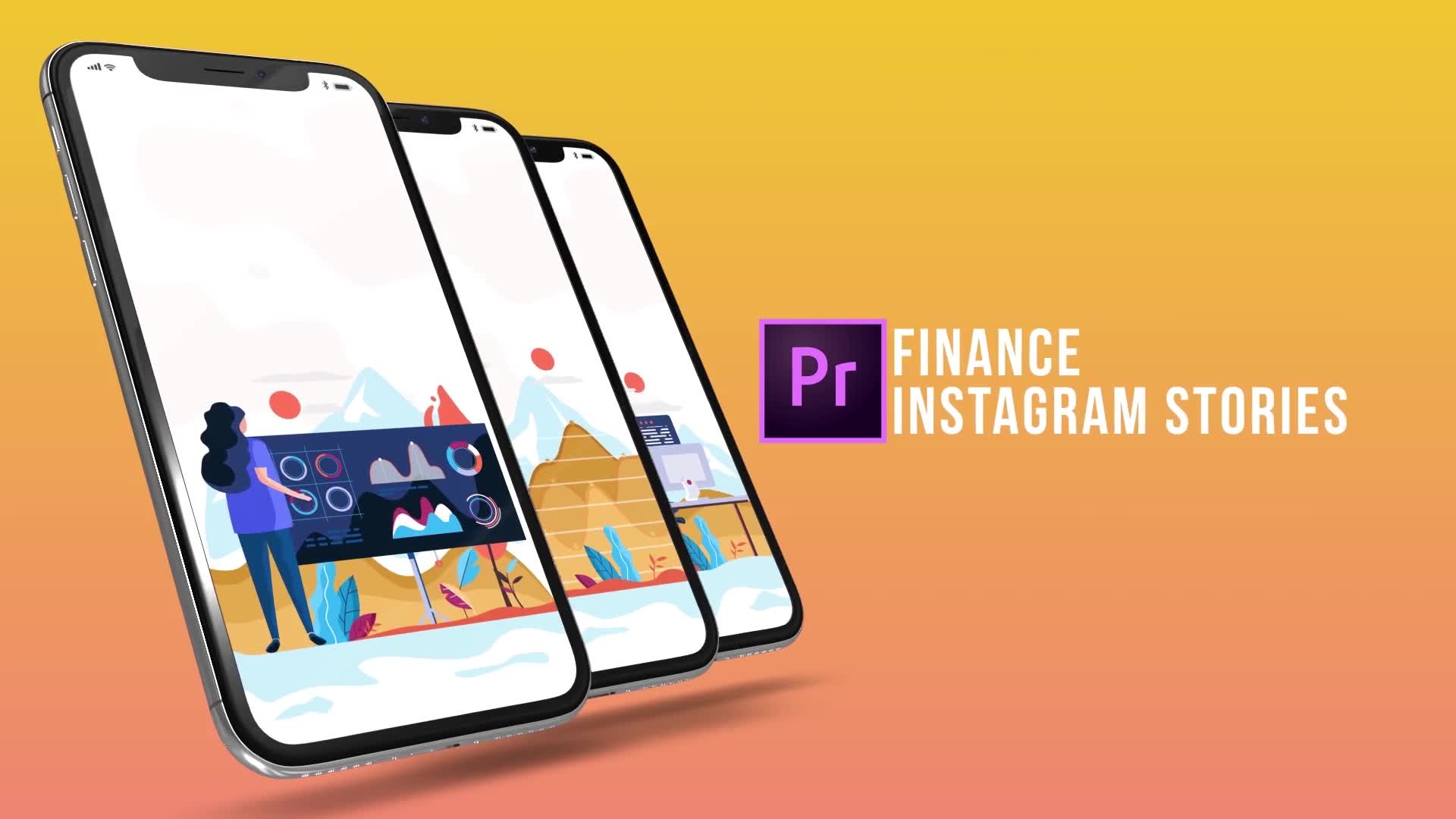 Instagram Stories Finance (MOGRT) Videohive 24119615 Premiere Pro Image 2