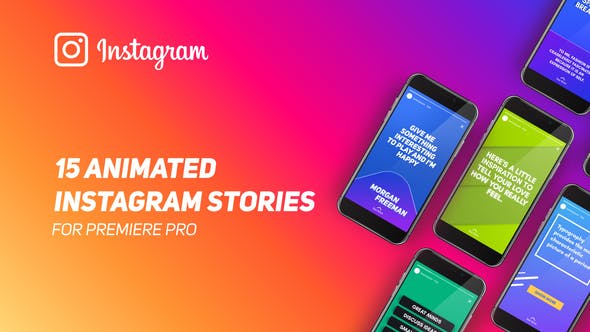 Instagram Stories for Premiere Pro | Essential Graphics - 22443116 Videohive Download