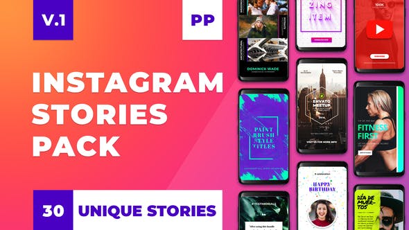Instagram Stories Pack Mogrt - Download Videohive 22556792