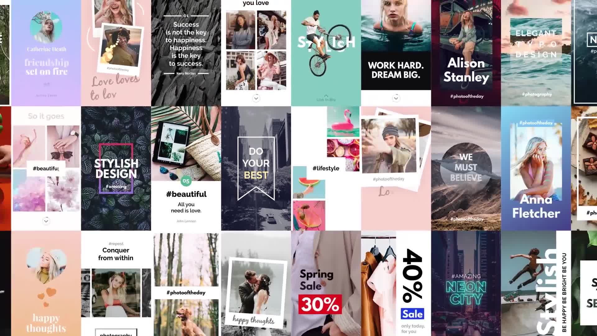 Instagram Stories Pack | Vertical and Square - Download Videohive 21692676