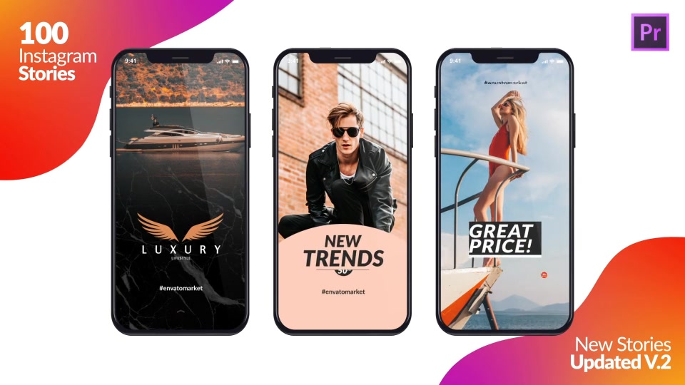 Instagram Stories Package Essential Graphics | Mogrt Videohive 22961692 Premiere Pro Image 5