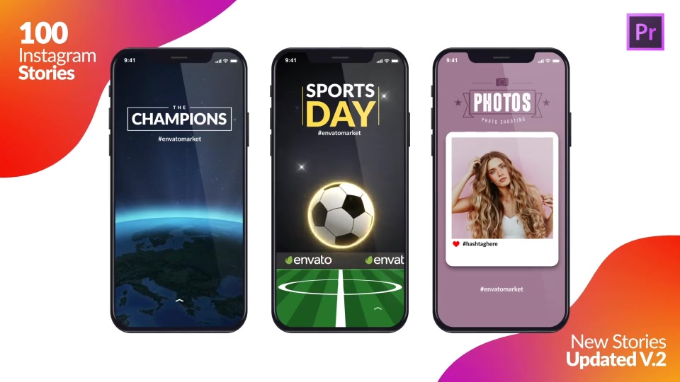 Instagram Stories Package Essential Graphics | Mogrt Videohive 22961692 Premiere Pro Image 6
