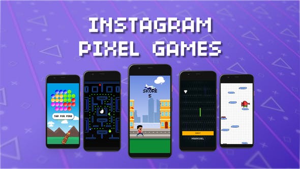 Instagram Stories | Pixel Games - Download 25903562 Videohive