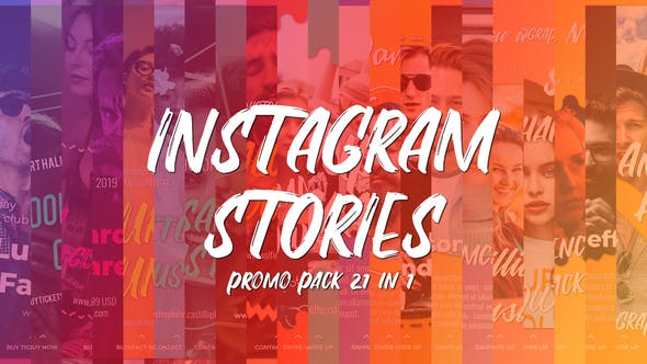 Instagram Stories Promo Pack 21 in 1 - 23792839 Videohive Download
