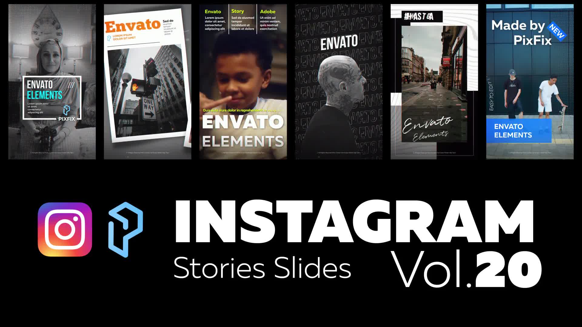 Instagram Stories Slides Vol. 20 Videohive 28742222 After Effects Image 1