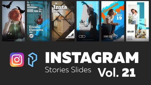 Instagram Stories Slides Vol. 21 - Download Videohive 29147075