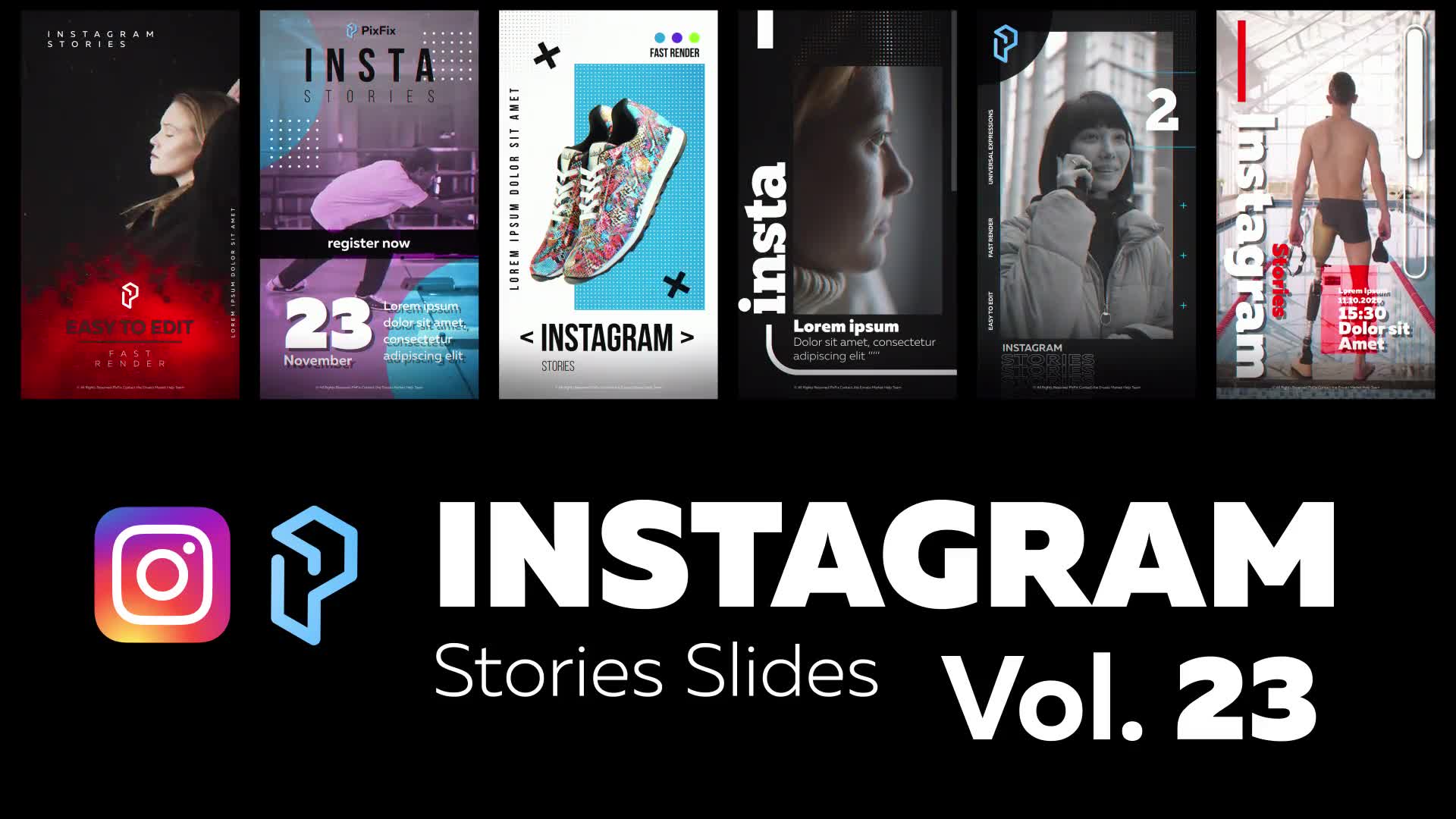 Instagram Stories Slides Vol. 23 Videohive 29315574 After Effects Image 2