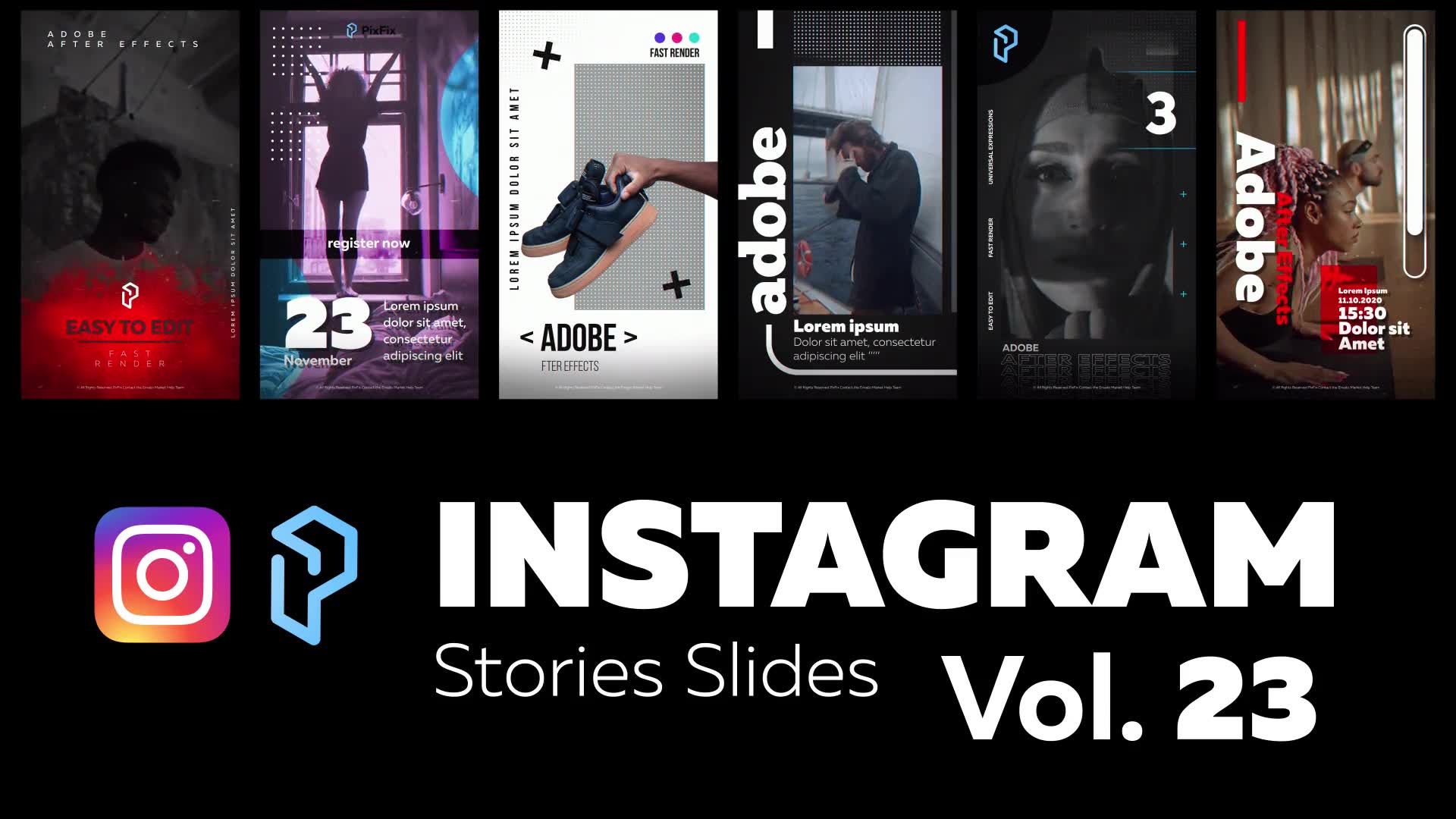 Instagram Stories Slides Vol. 23 Videohive 29315574 After Effects Image 3