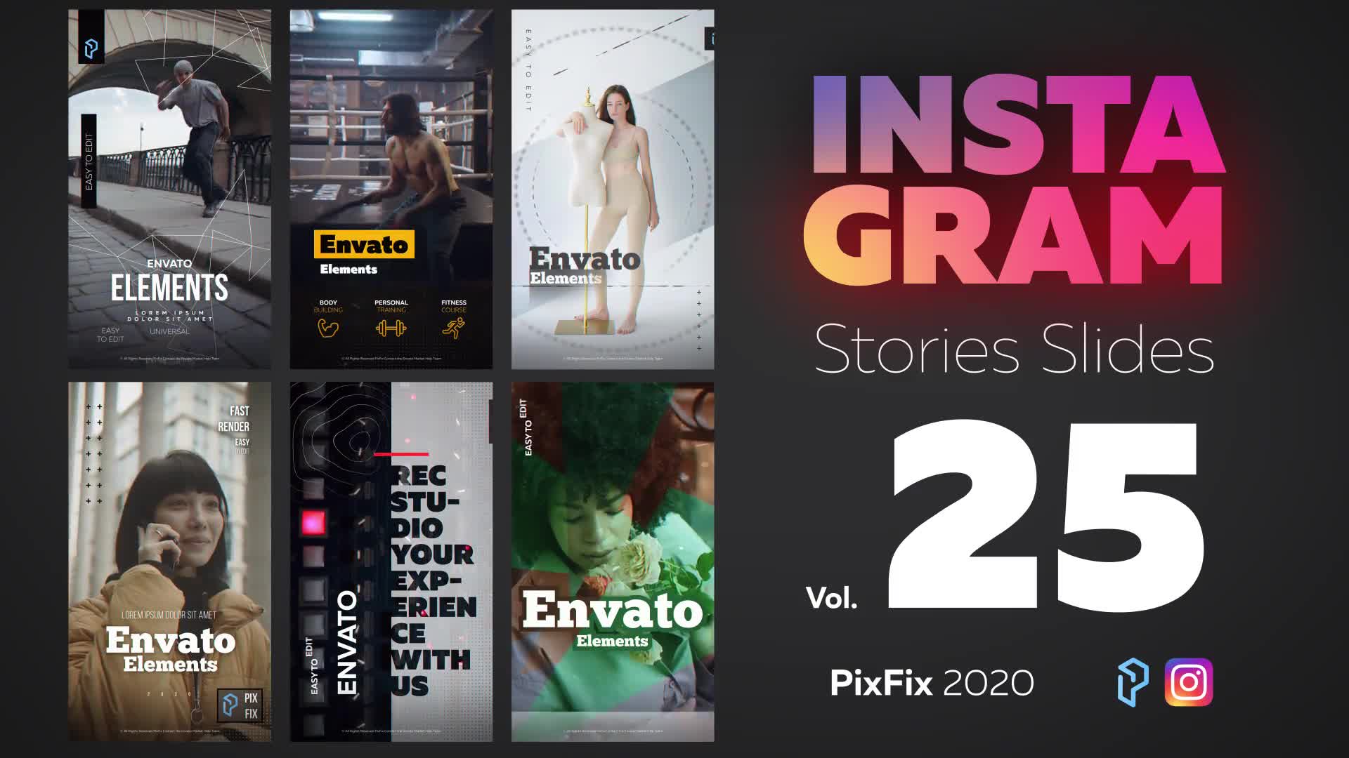 Instagram Stories Slides Vol. 25 Videohive 29412526 After Effects Image 1