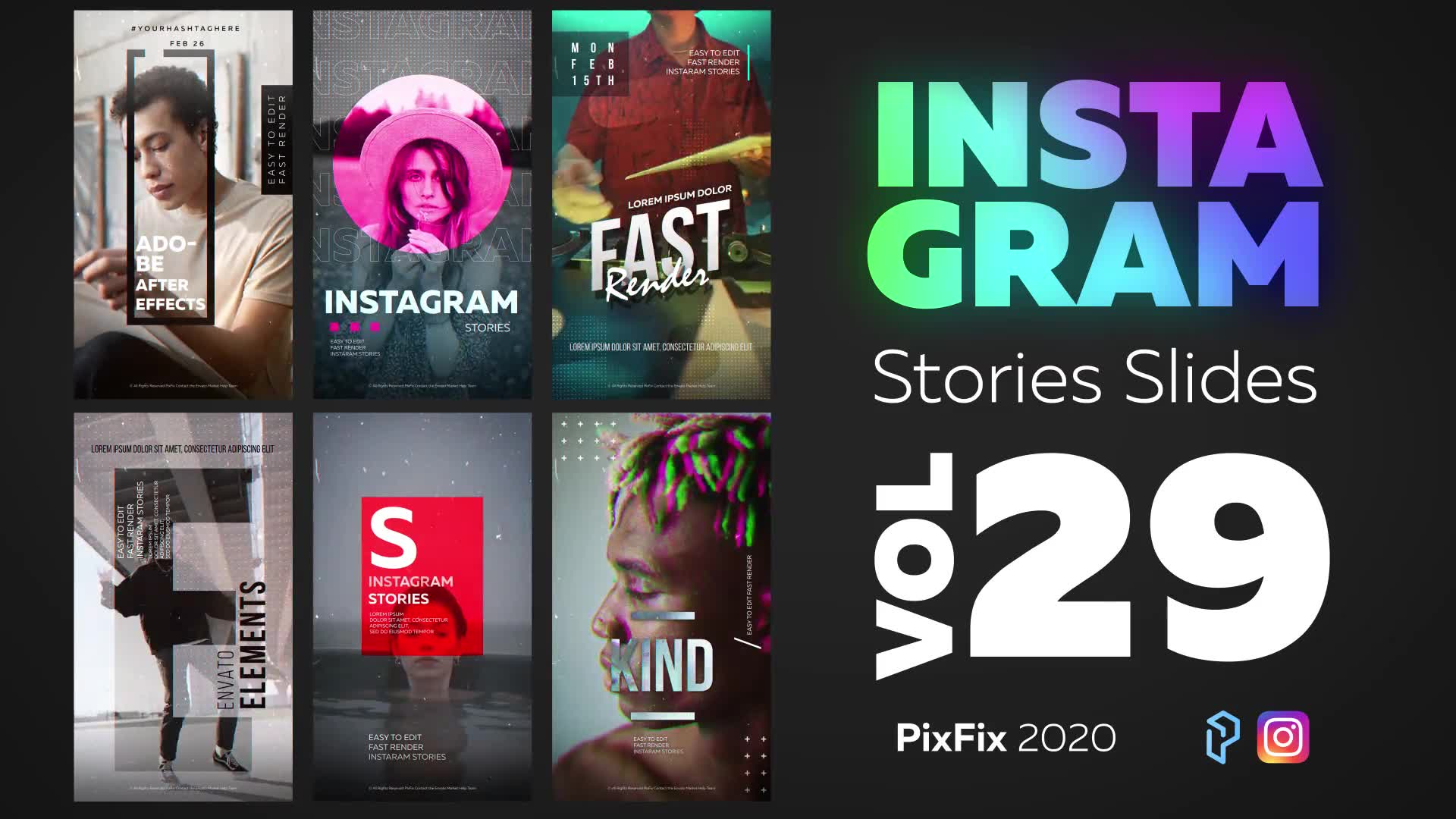 Instagram Stories Slides Vol. 29 Videohive 30006916 After Effects Image 2