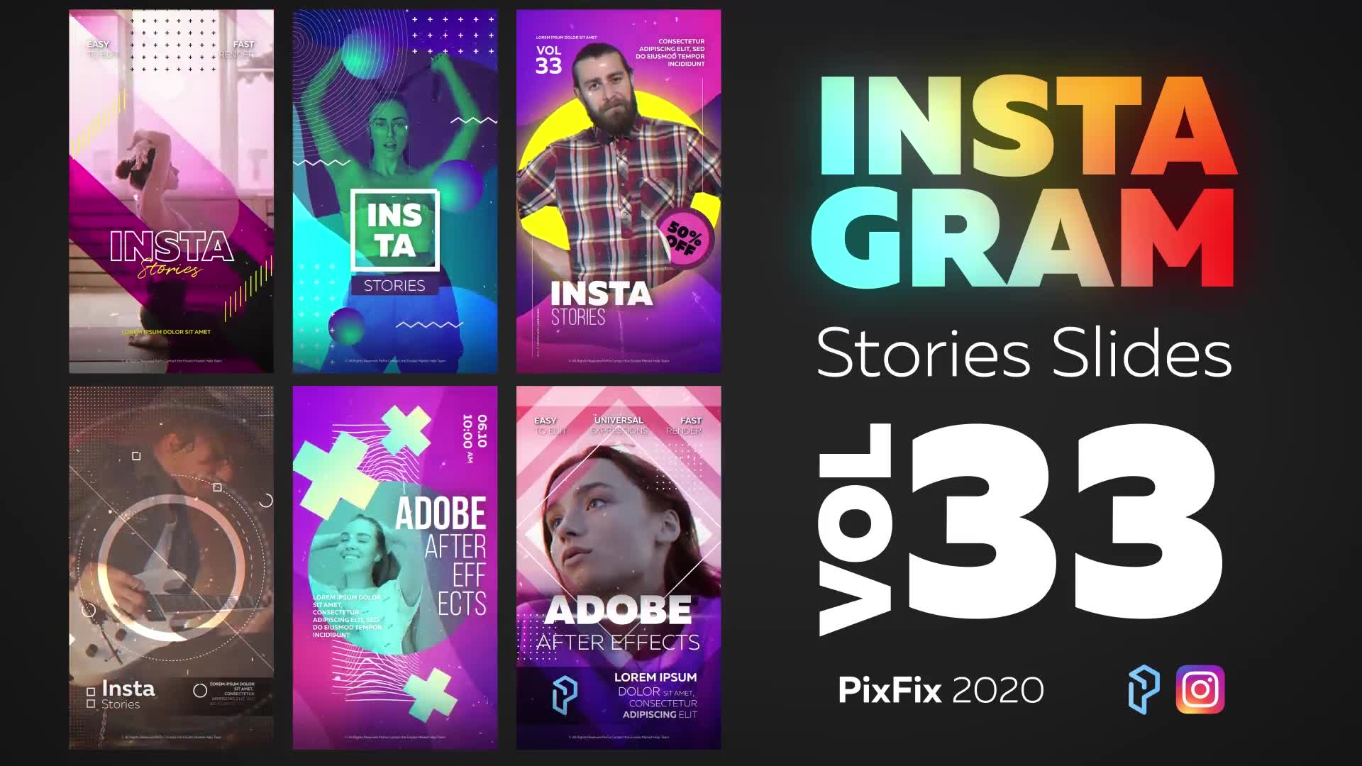Instagram Stories Slides Vol. 33 Videohive 30513162 After Effects Image 2