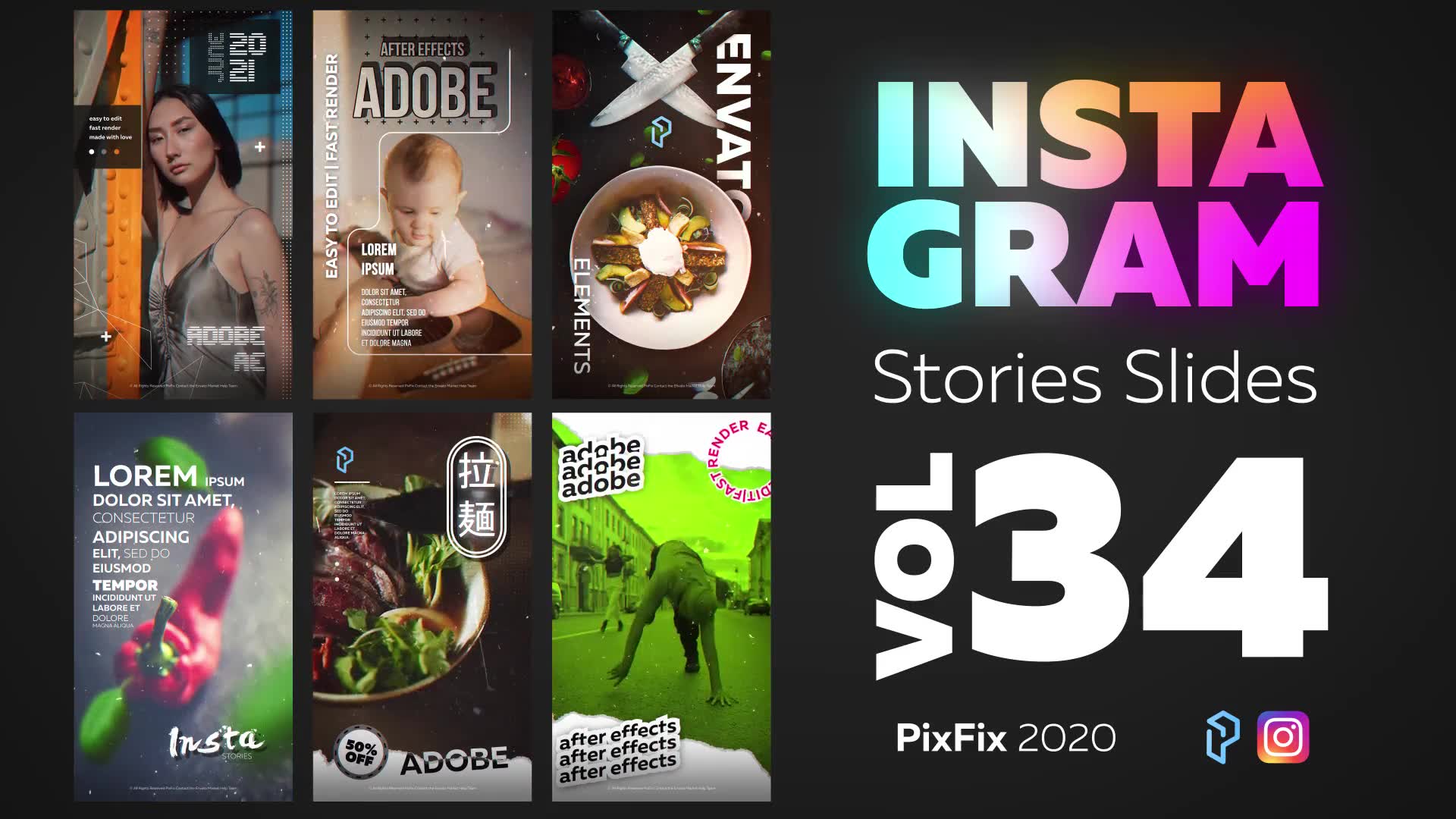 Instagram Stories Slides Vol. 34 Videohive 31940499 After Effects Image 3