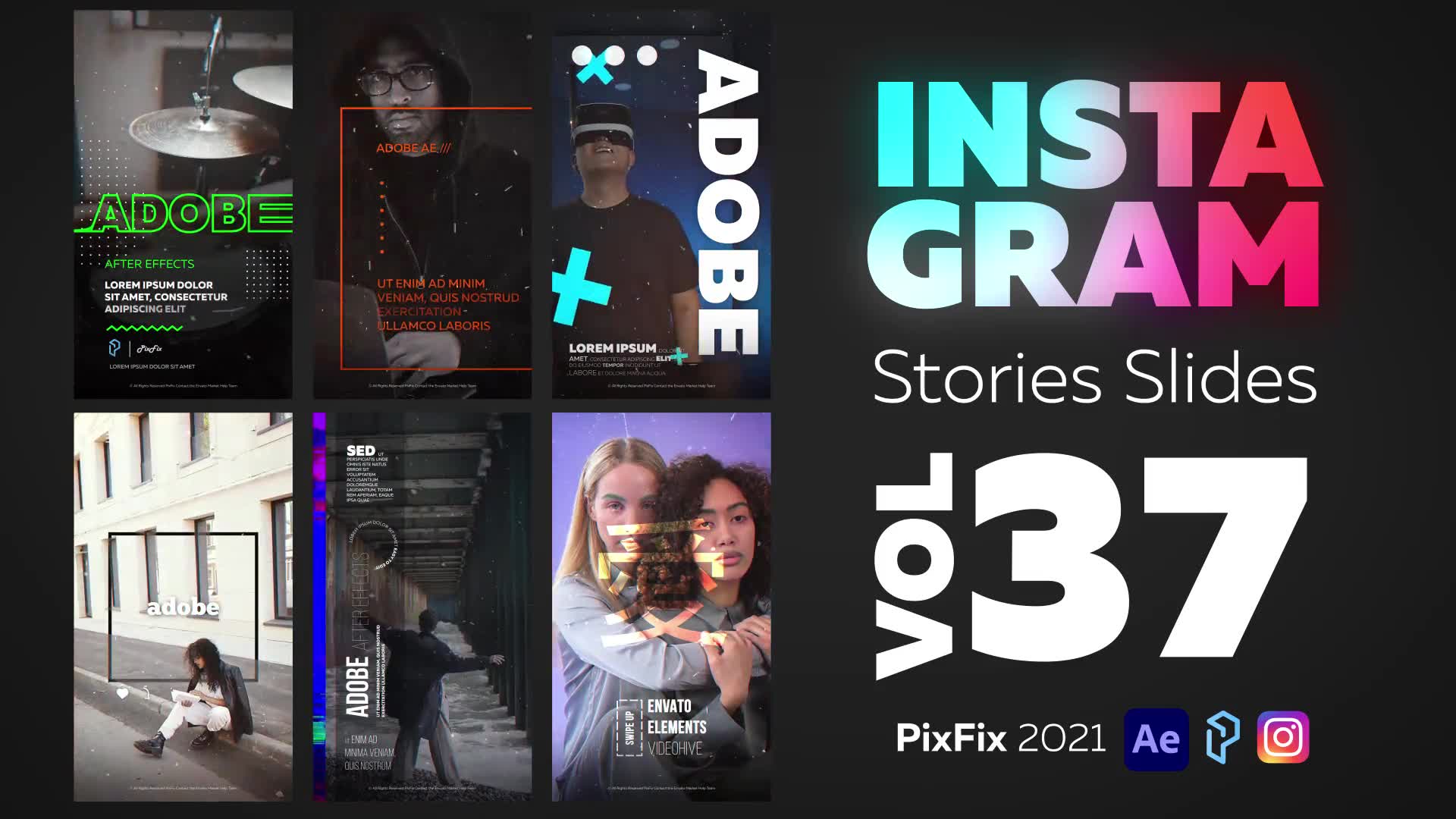 Instagram Stories Slides Vol. 37 Videohive 33681838 After Effects Image 2
