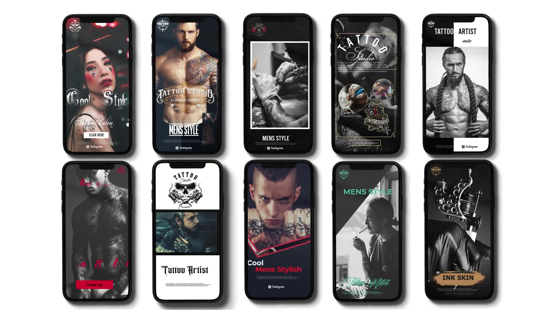 Instagram Stories Tattoo Videohive 29834201 After Effects Image 2