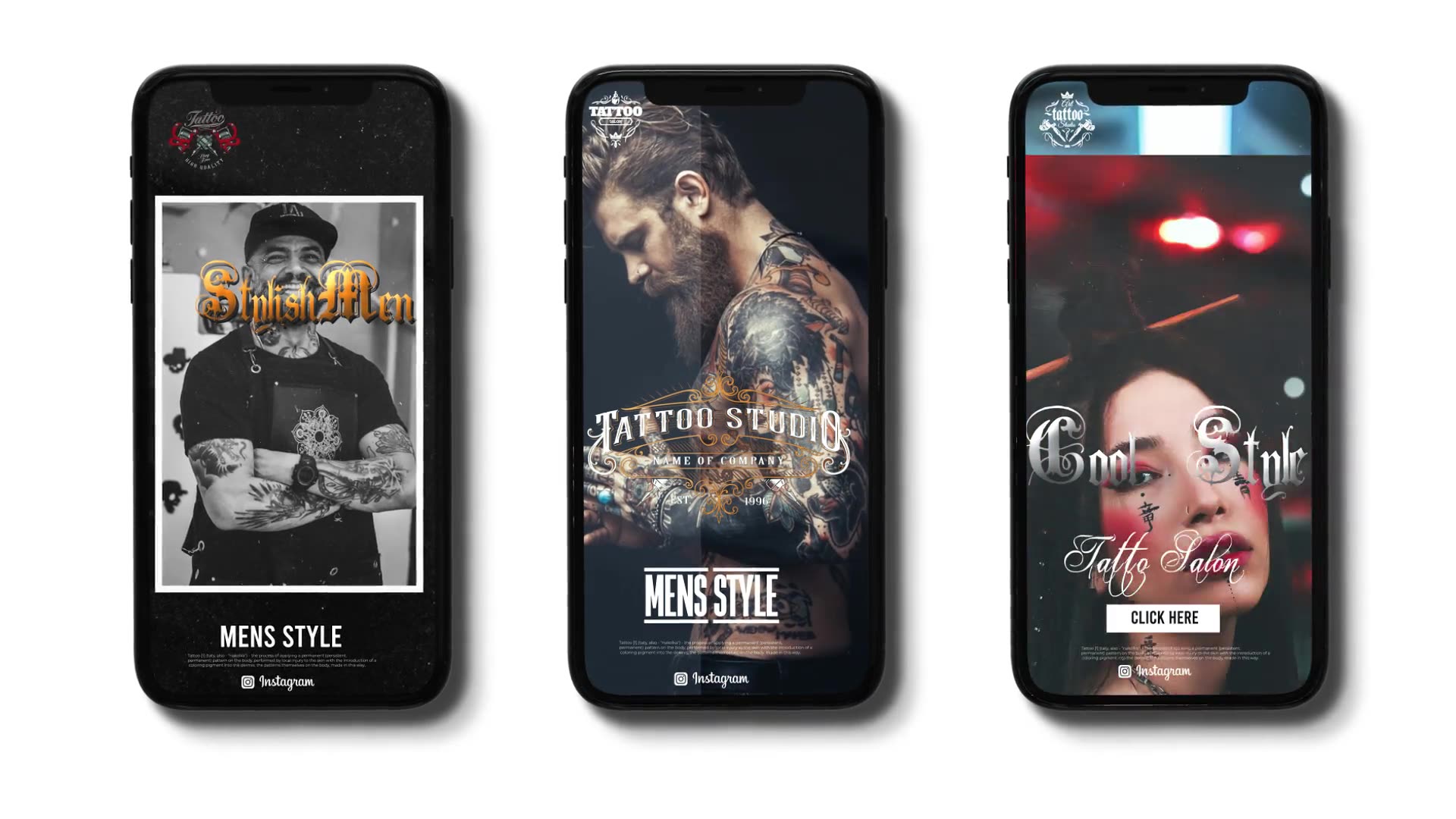 Instagram Stories Tattoo Videohive 29834201 After Effects Image 4