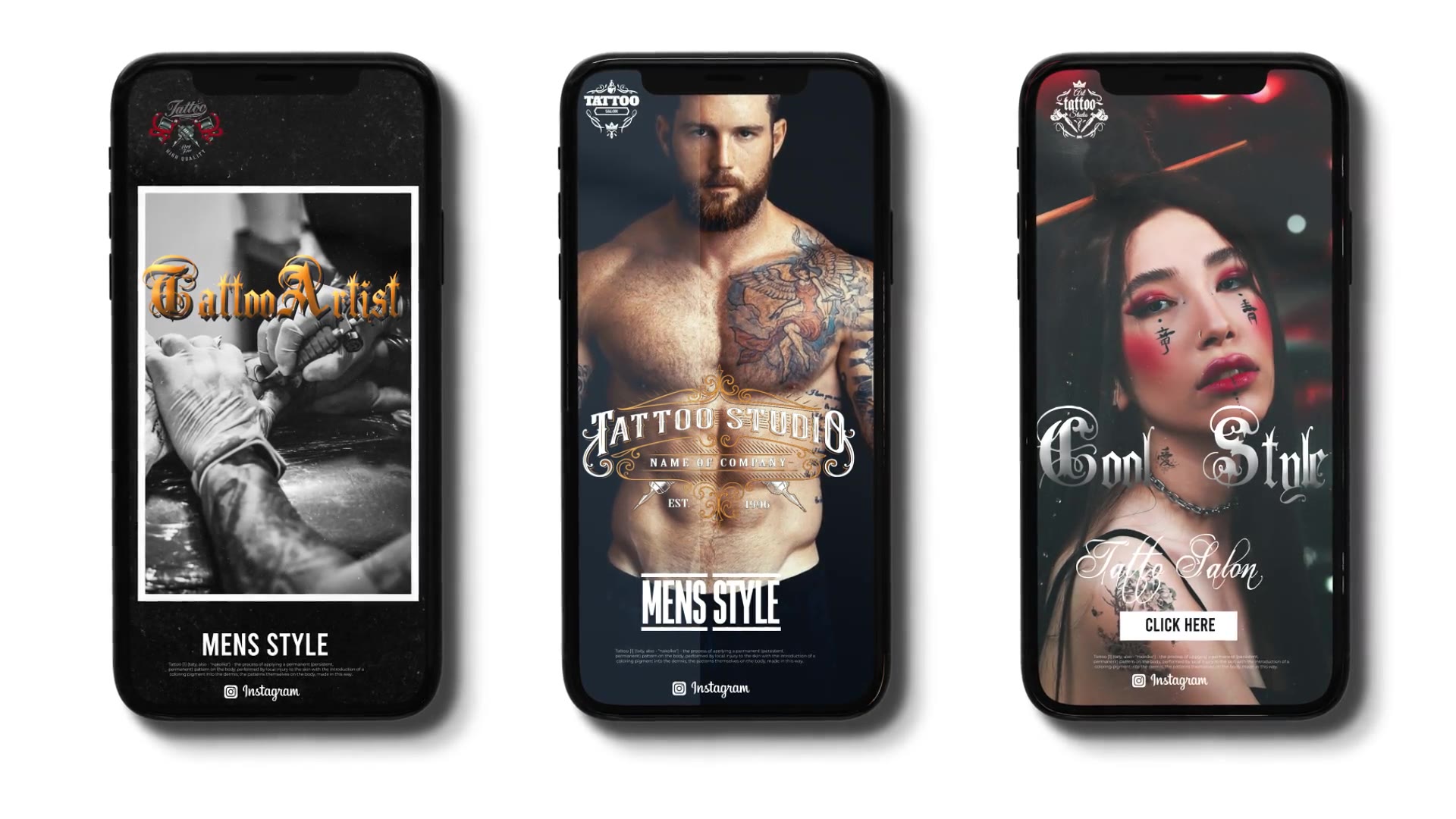 Instagram Stories Tattoo Videohive 29834201 After Effects Image 5
