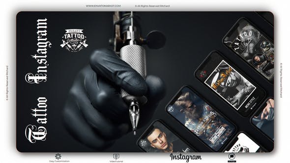 Instagram Stories Tattoo - Videohive Download 29834201