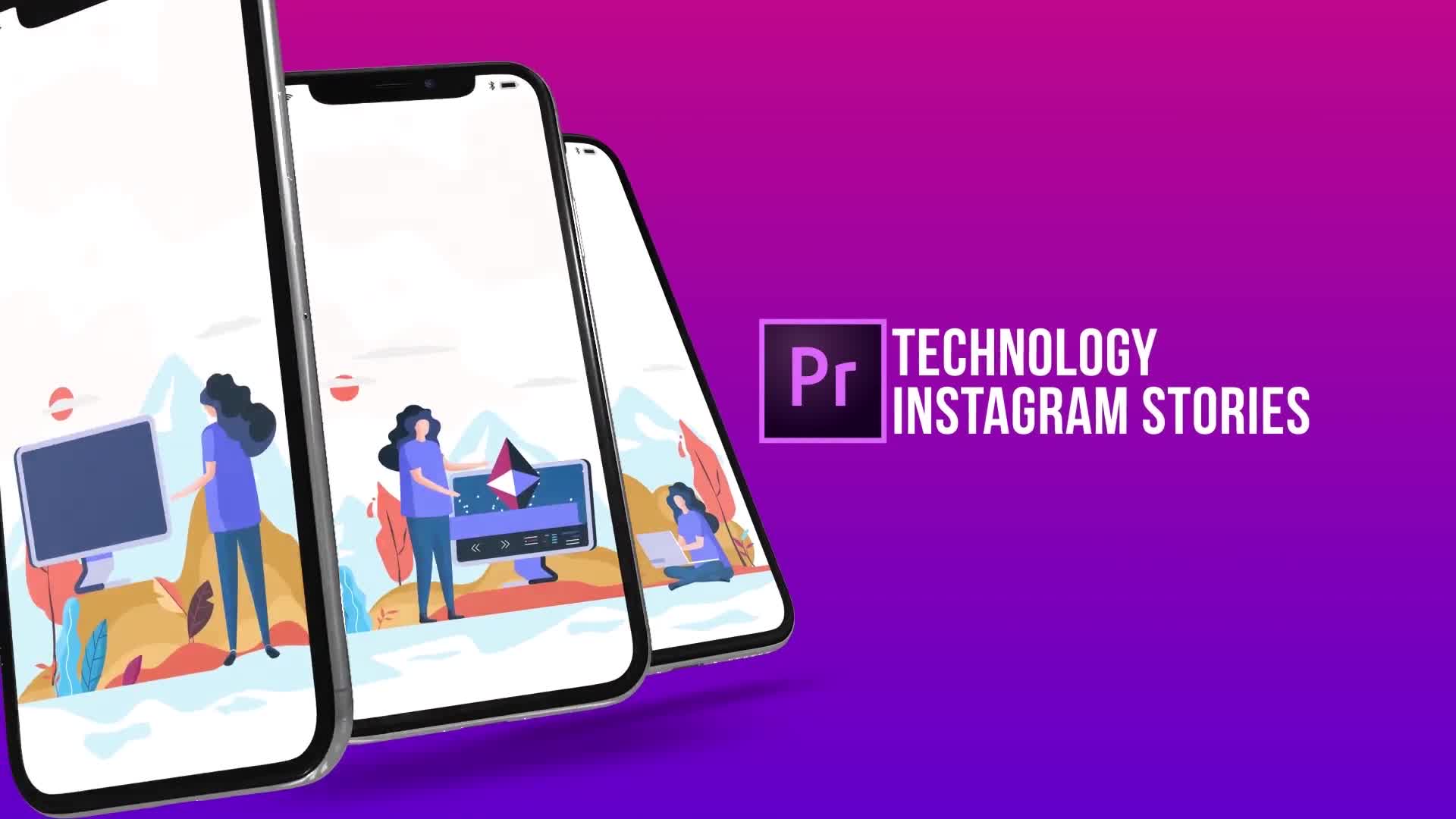 Instagram Stories Technology (MOGRT) Videohive 24119740 Premiere Pro Image 1