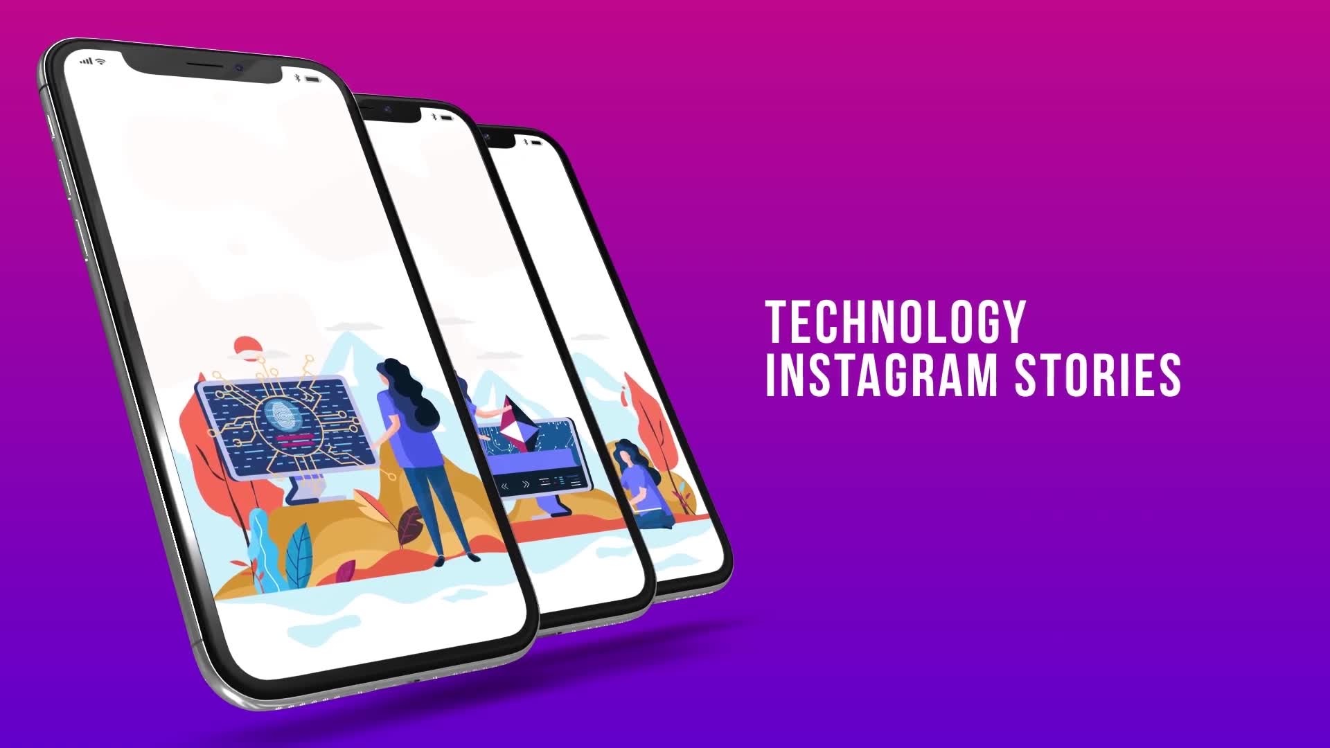 Instagram Stories Technology Videohive 24054294 After Effects Image 2