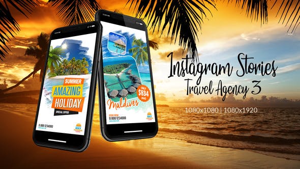 Instagram Stories Travel Agency 3 - 22392273 Download Videohive