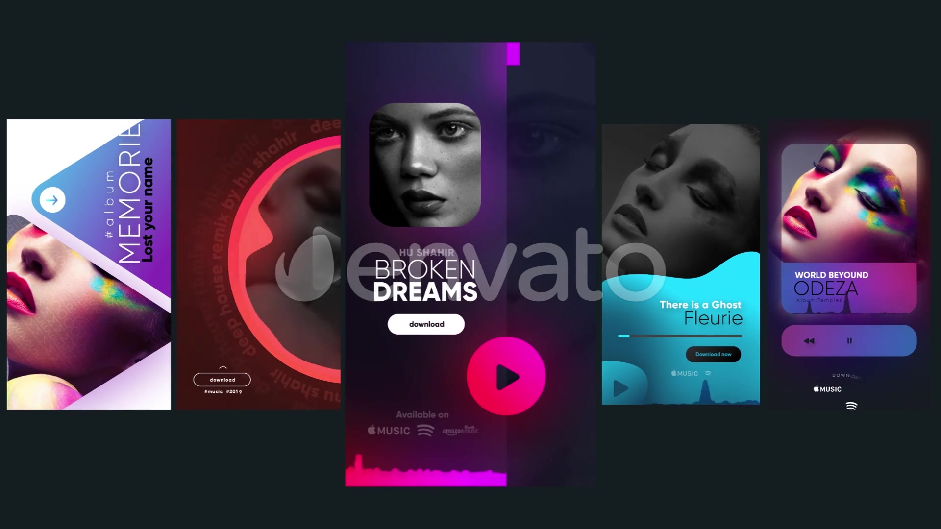 Instagram Stylish Music Stories Videohive 30142392 After Effects Image 11